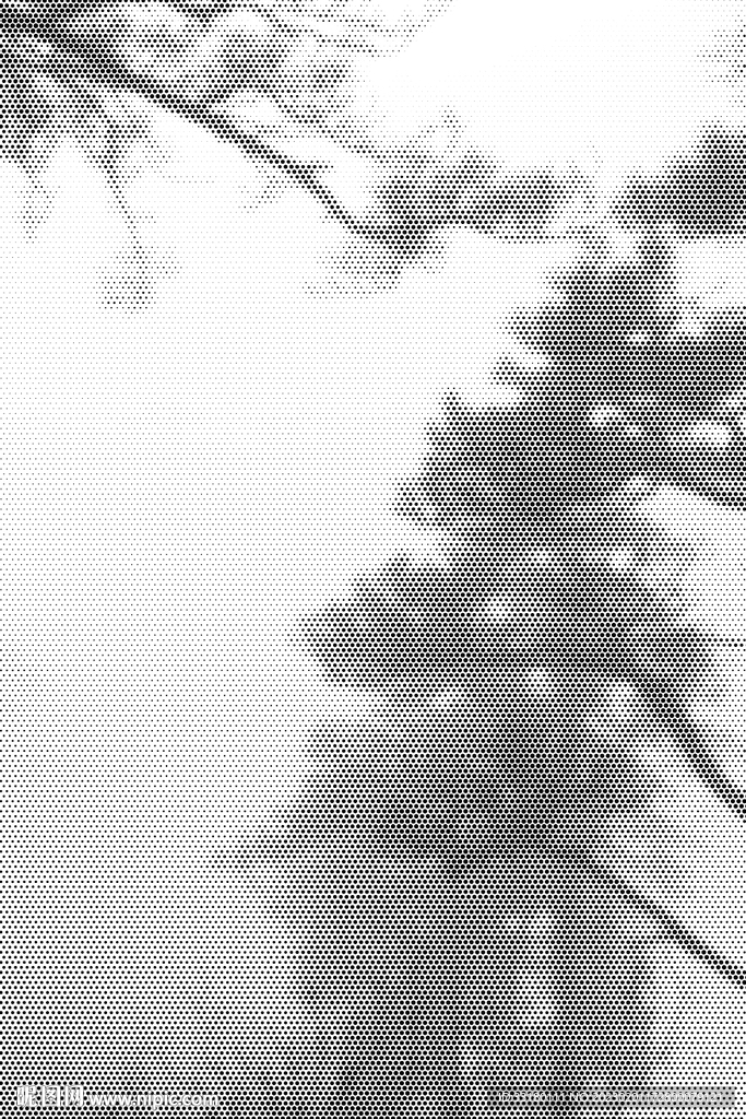 激光镂空树林图案