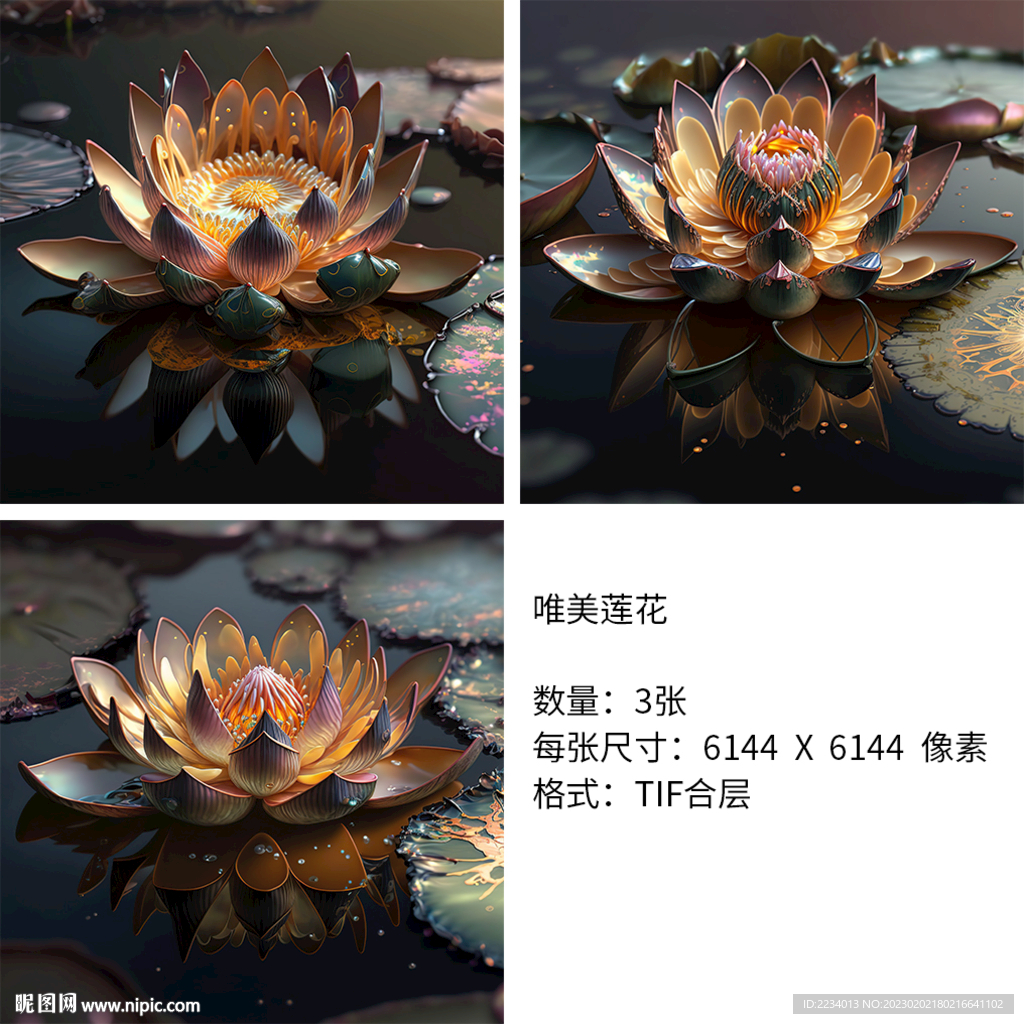 唯美莲花