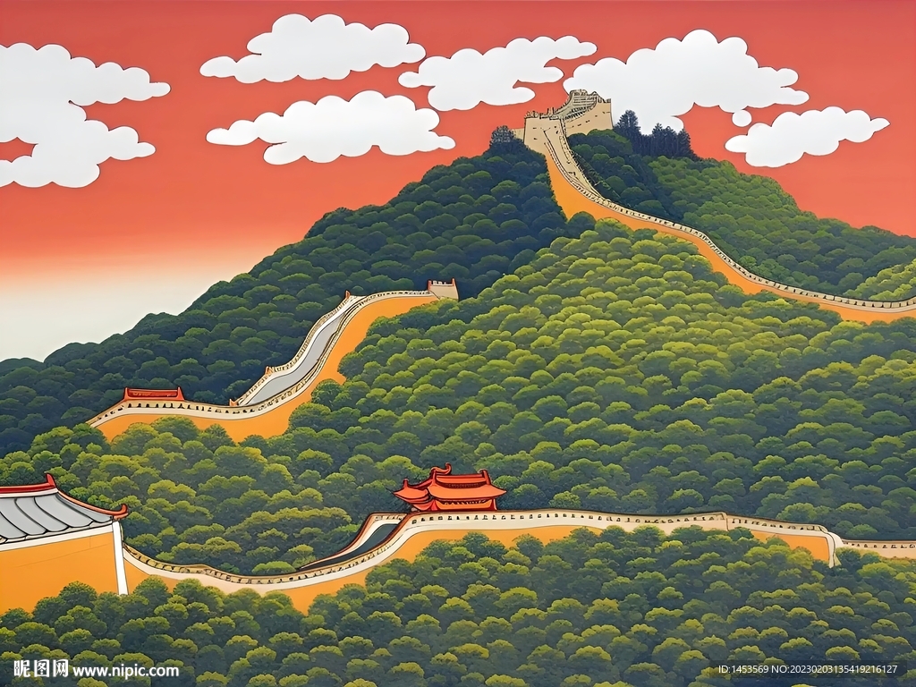 长城插画