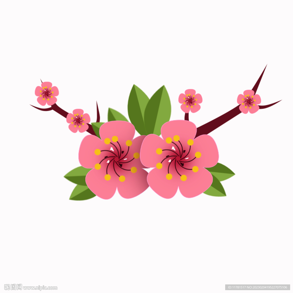 粉红桃花