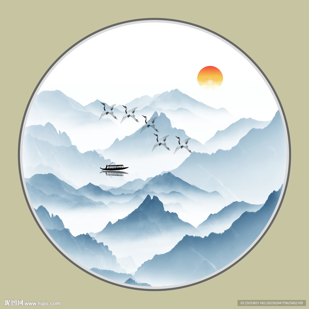 现代水墨画