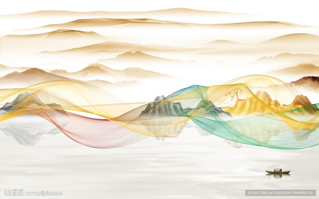 人气 新上架山水画 TiF分层