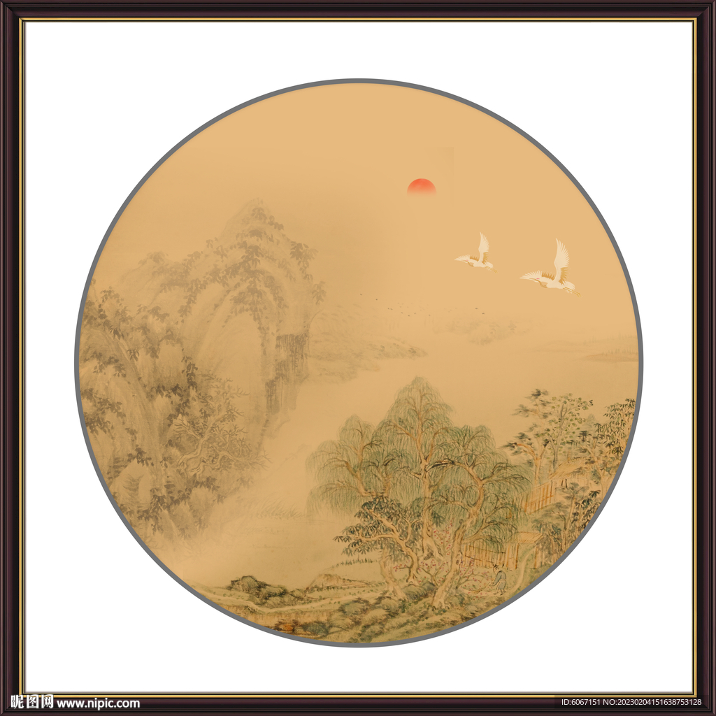 新中式山水画