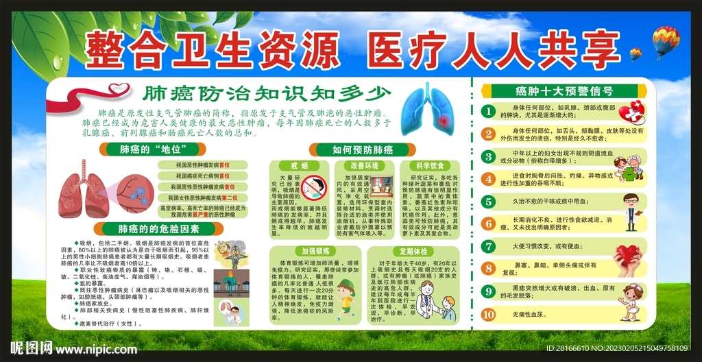 癌症日宣传栏