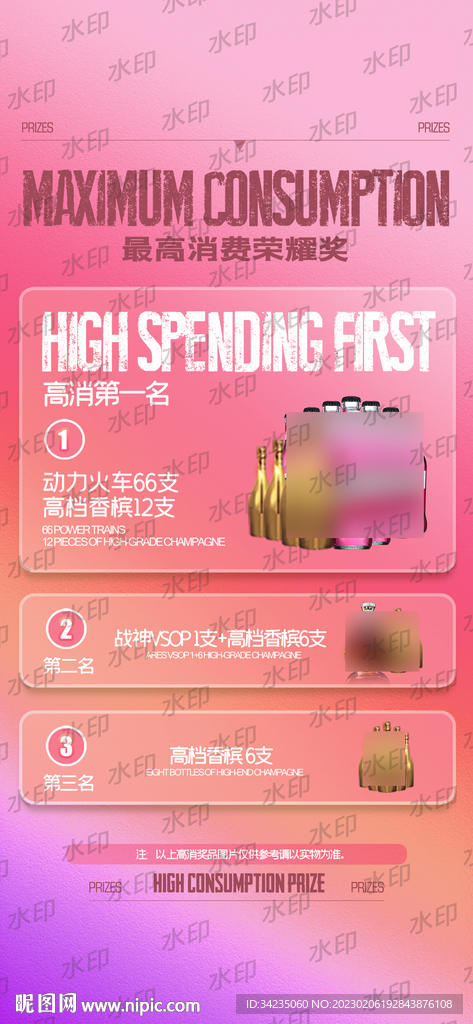 高消奖品