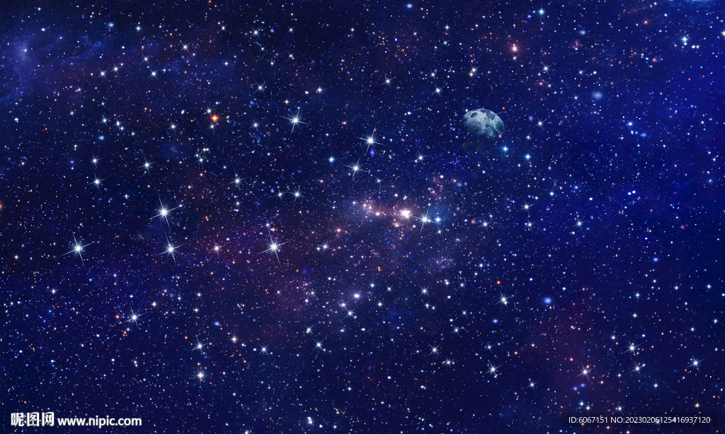 唯美星空背景