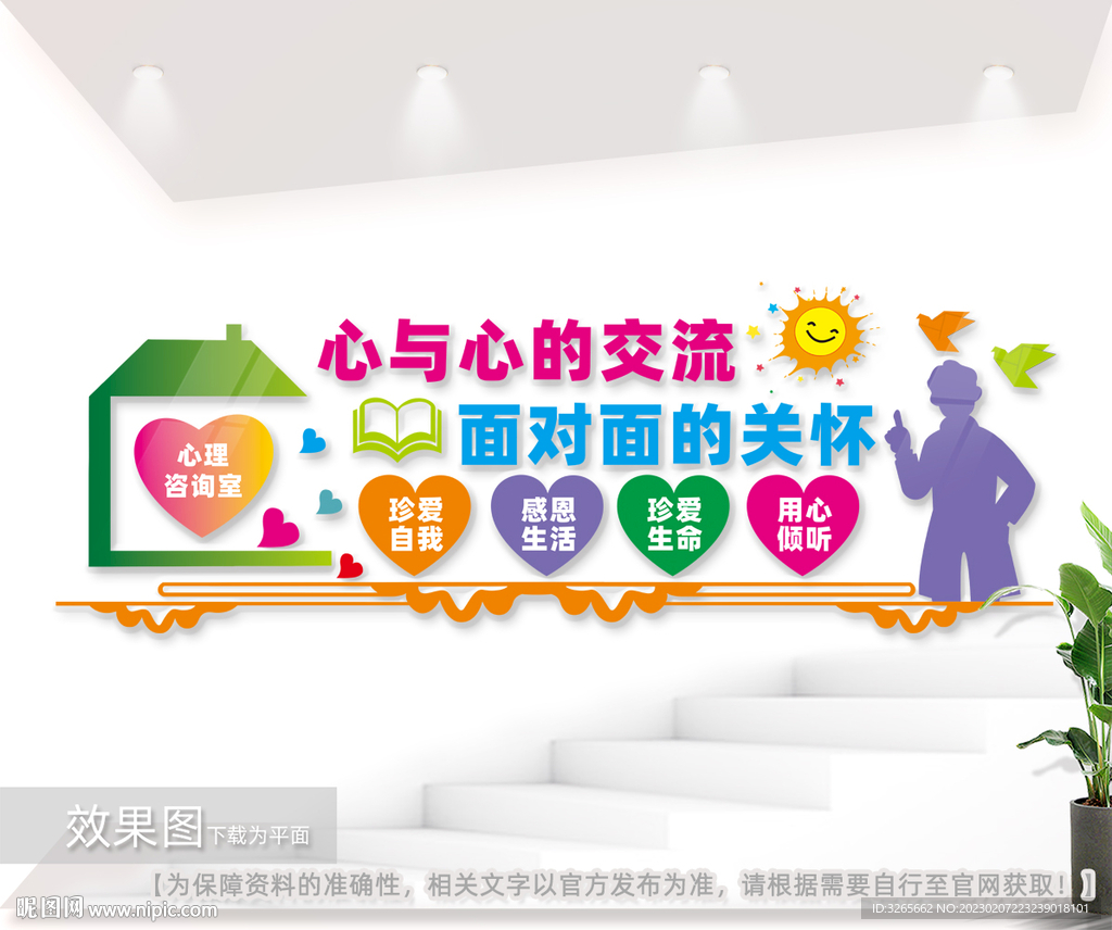 心理健康文化墙