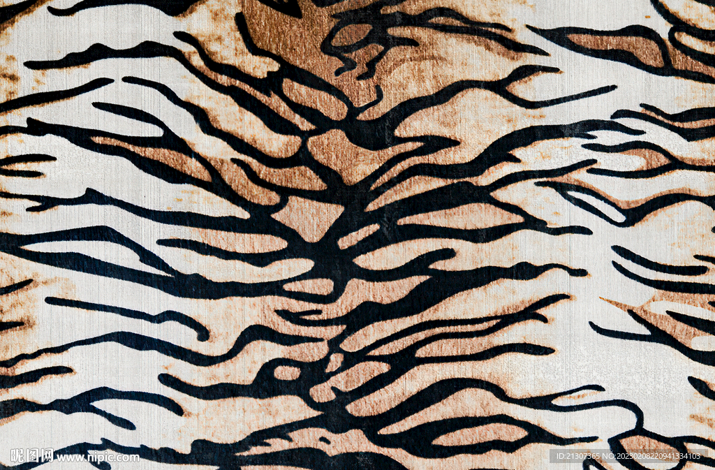 虎皮纹地毯图案