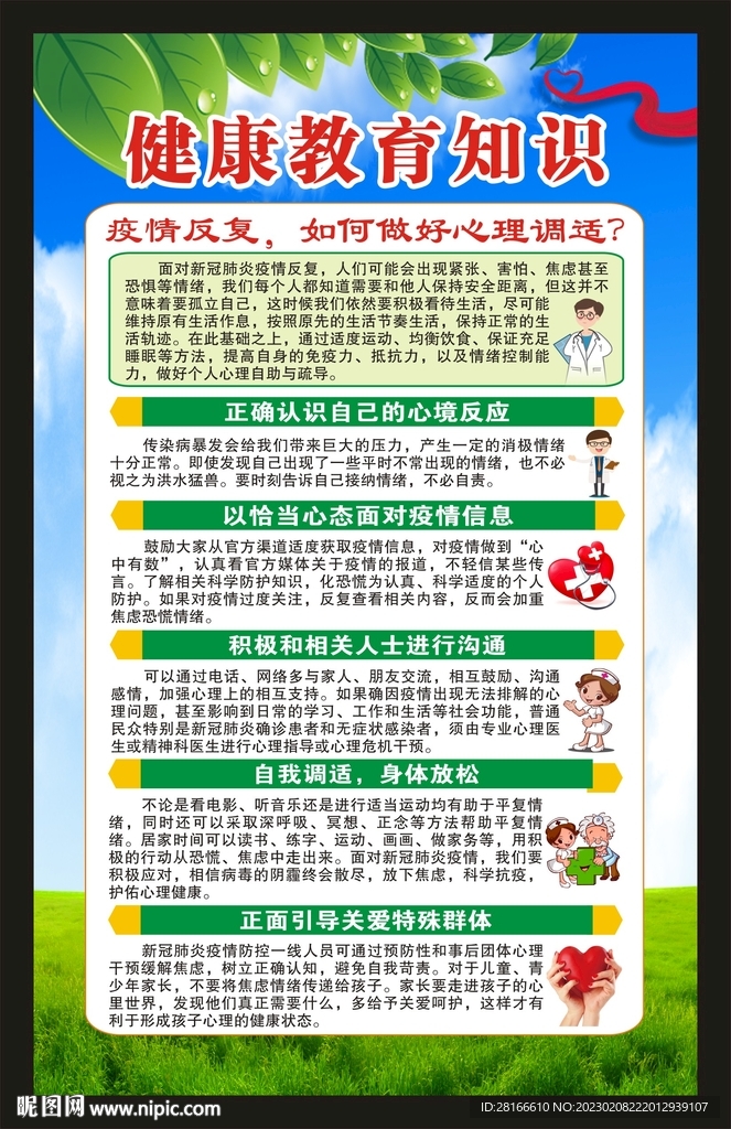 健康教育知识海报