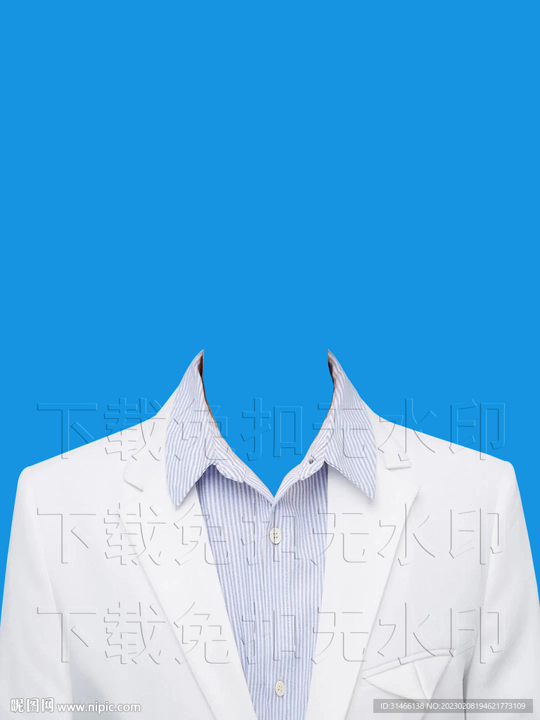 正装照西装照服装模板