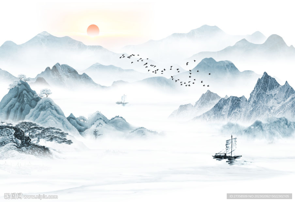 水墨山水