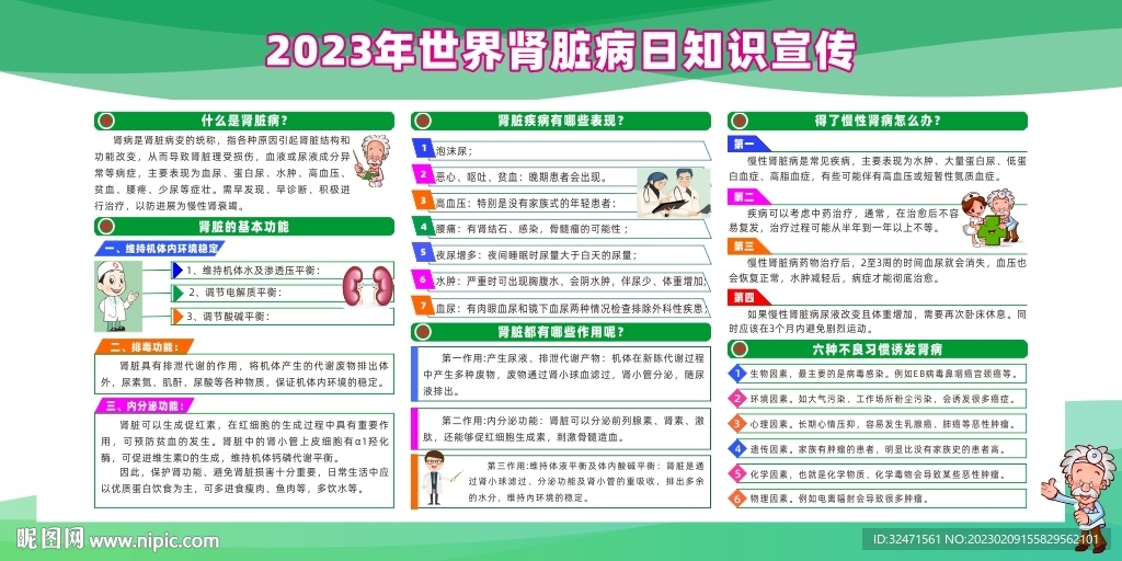 2023年世界肾脏病日知识宣传