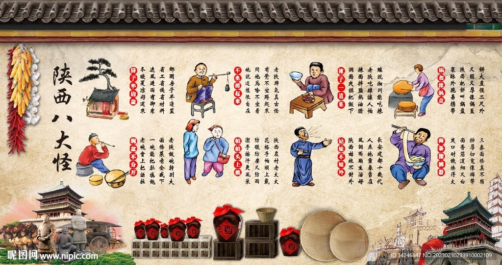 陕西八大怪