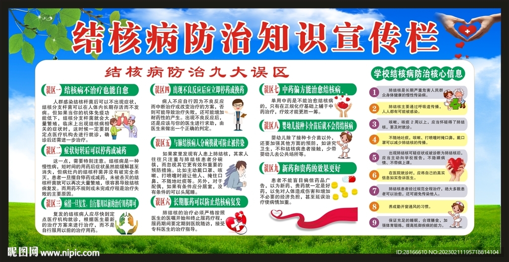 结核病防治知识宣传栏