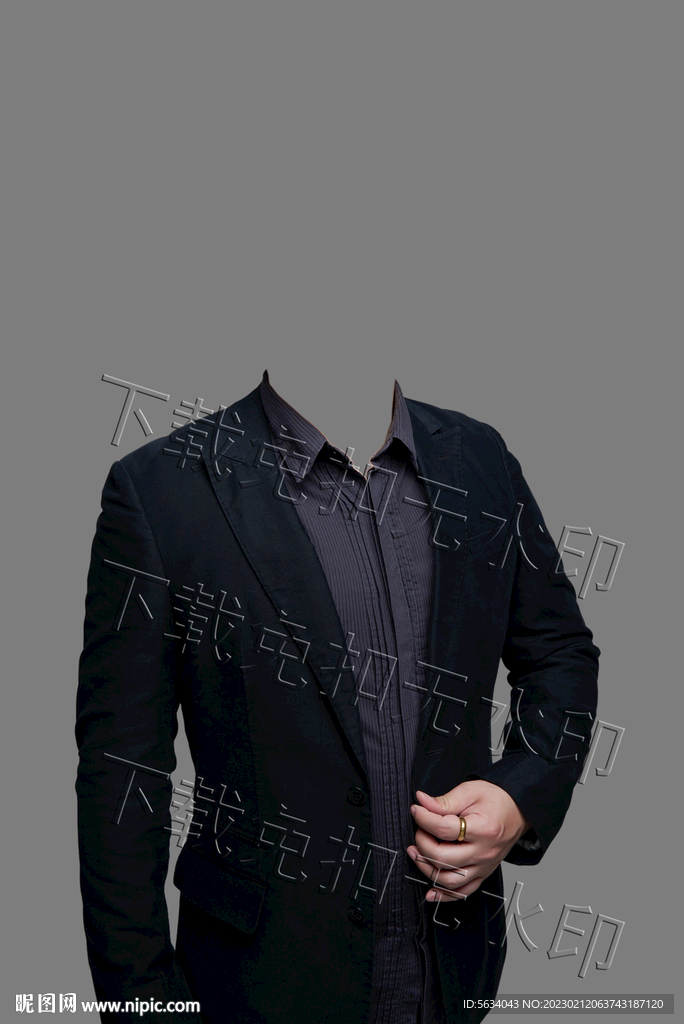 高清男士形象照工作商务照模板
