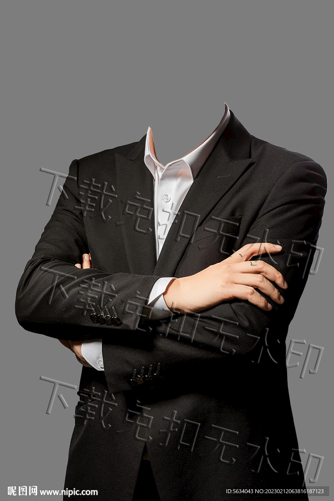 高清男士形象照工作商务照模板
