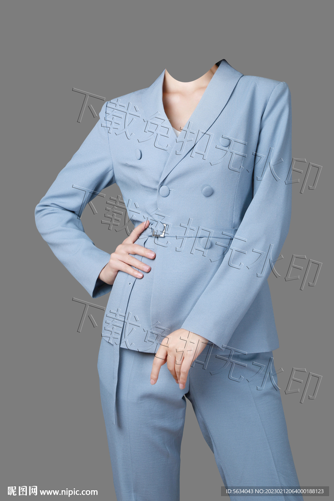 高清女士形象照工作商务照模板