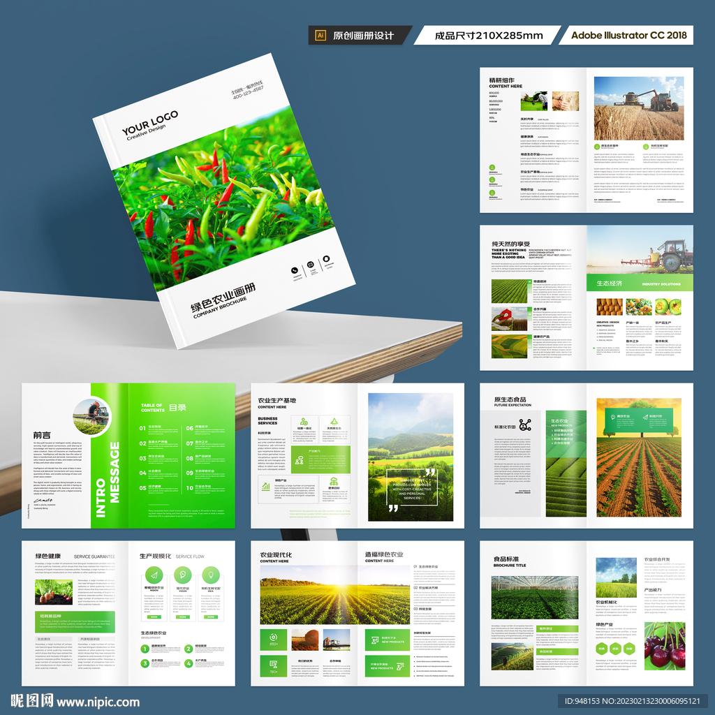 农业合作社画册