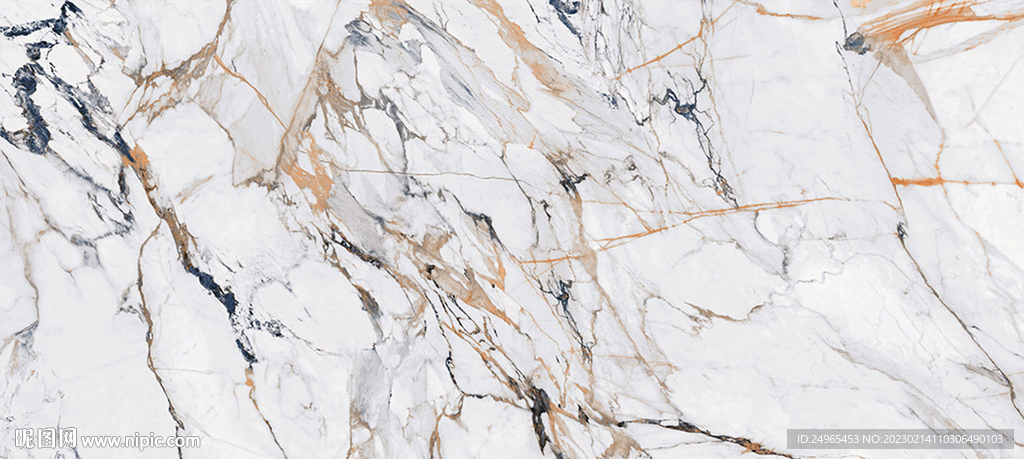 时光鎏金白大理石