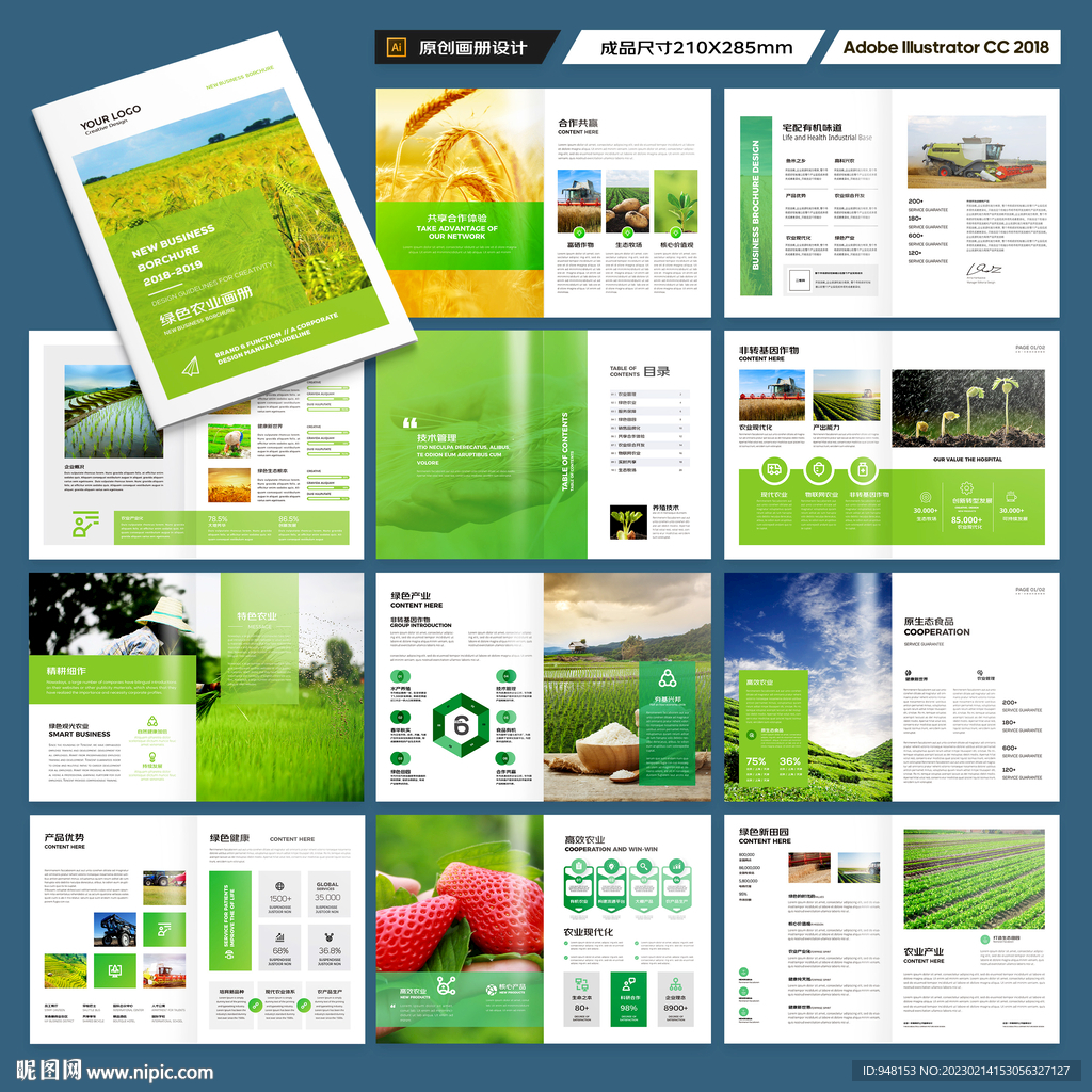 农业合作社画册