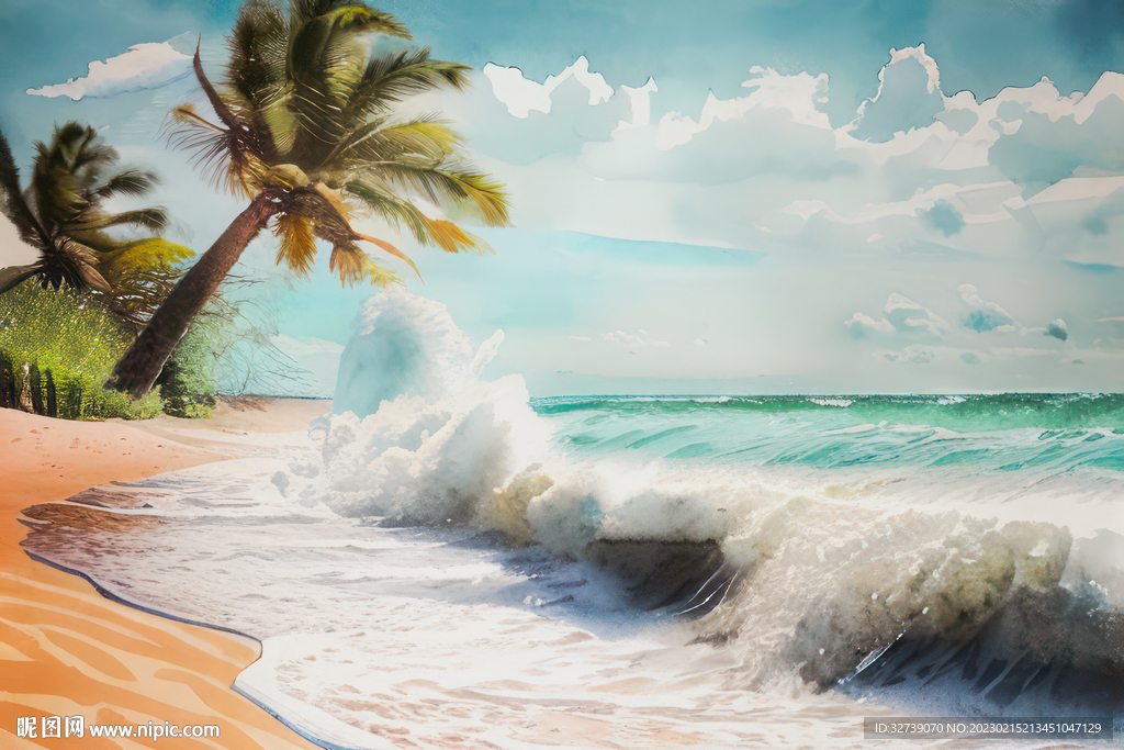 夏日海滩