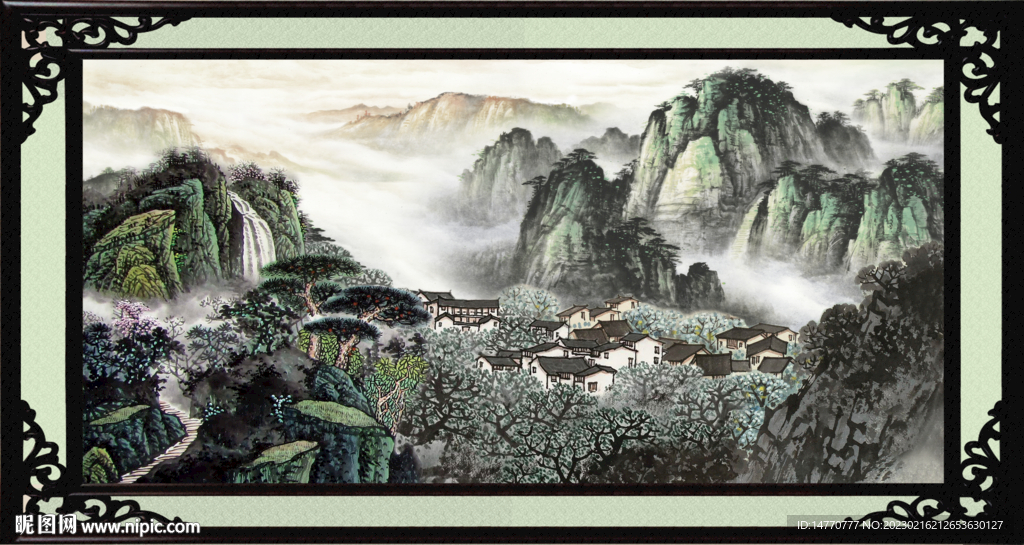 山水画 