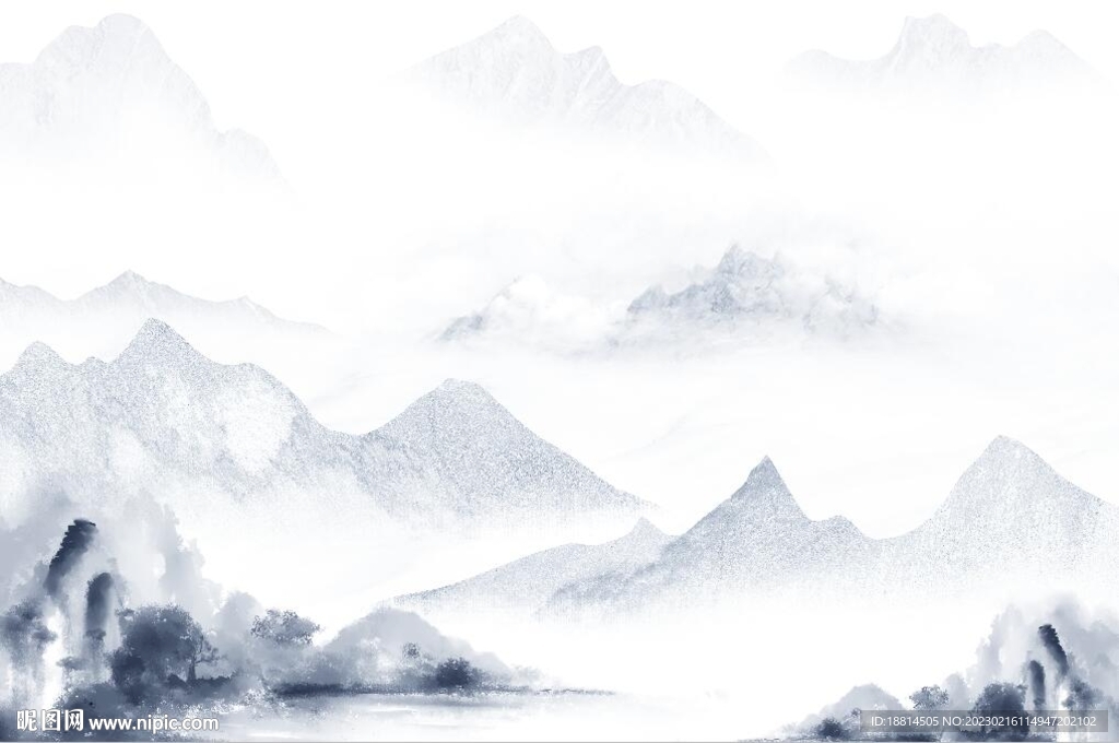 新中式背景墙