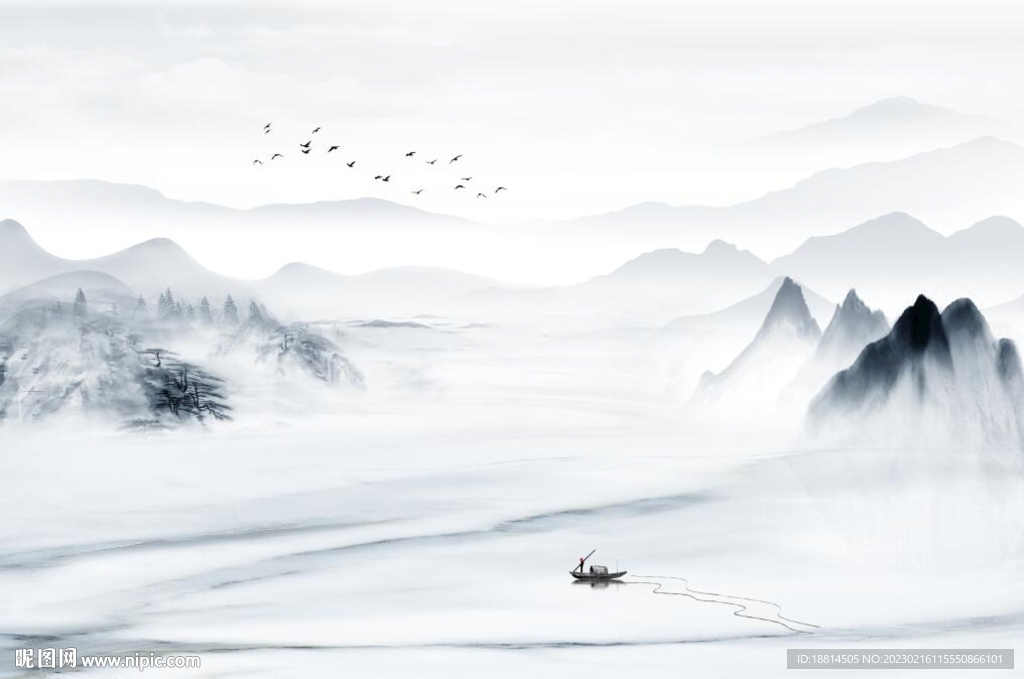 新中式背景墙