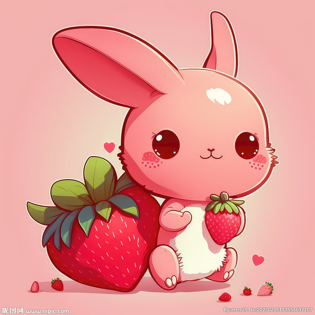 兔子与草莓