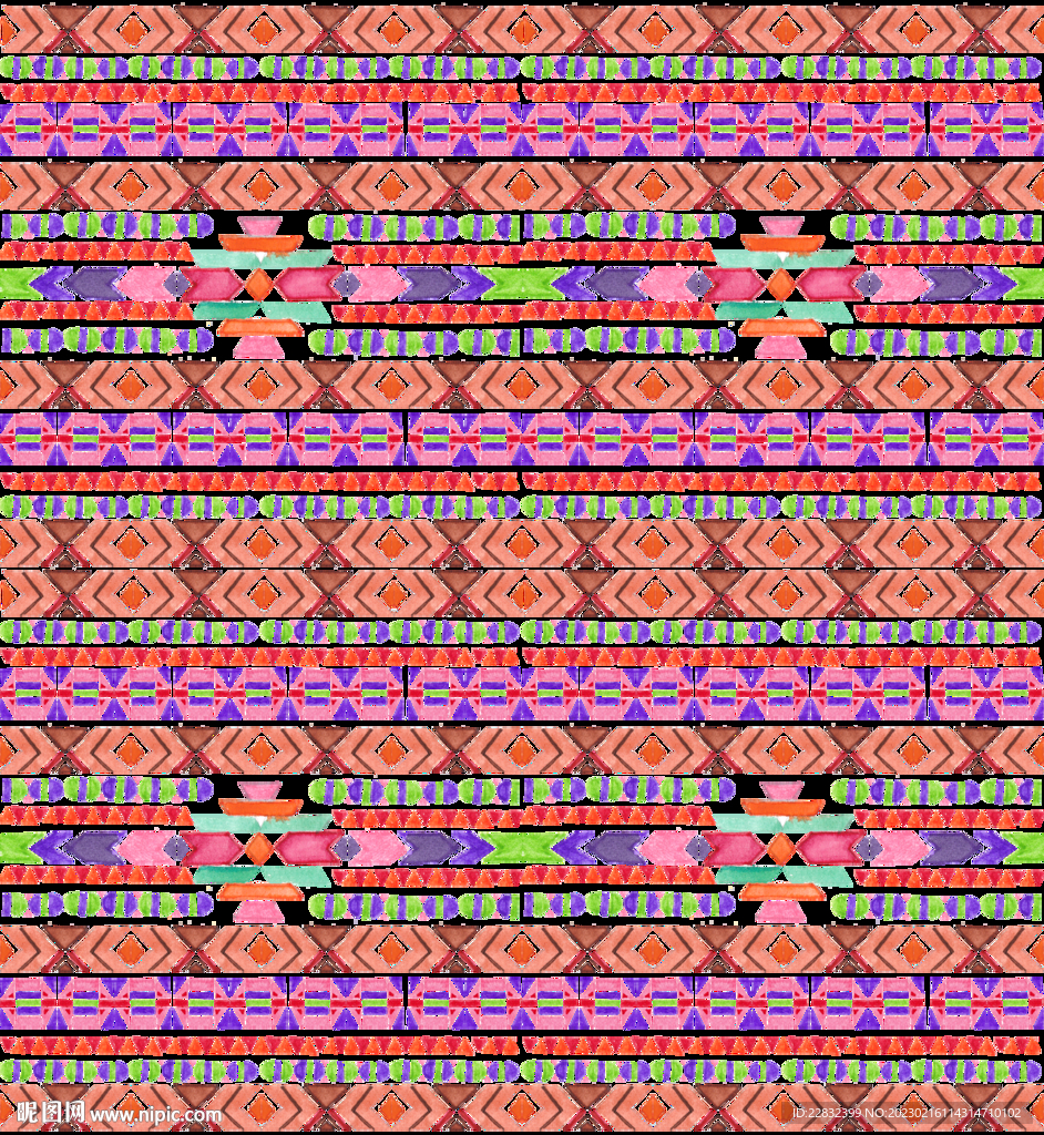 手绘古典花纹壁纸