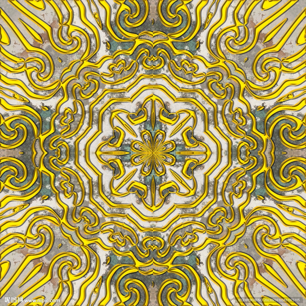 现代花纹