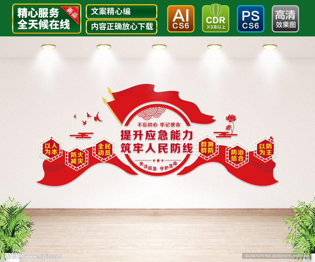 应急管理文化墙