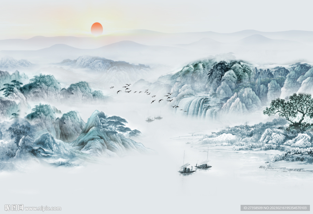 水墨山水
