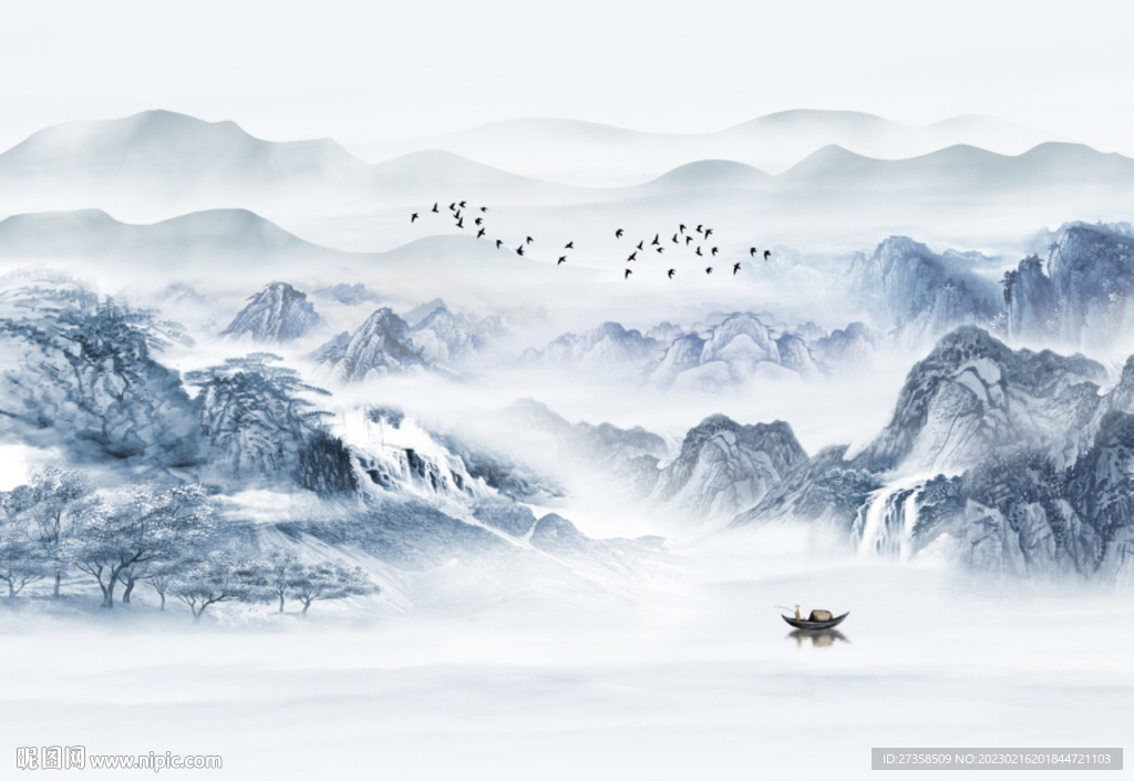 水墨山水