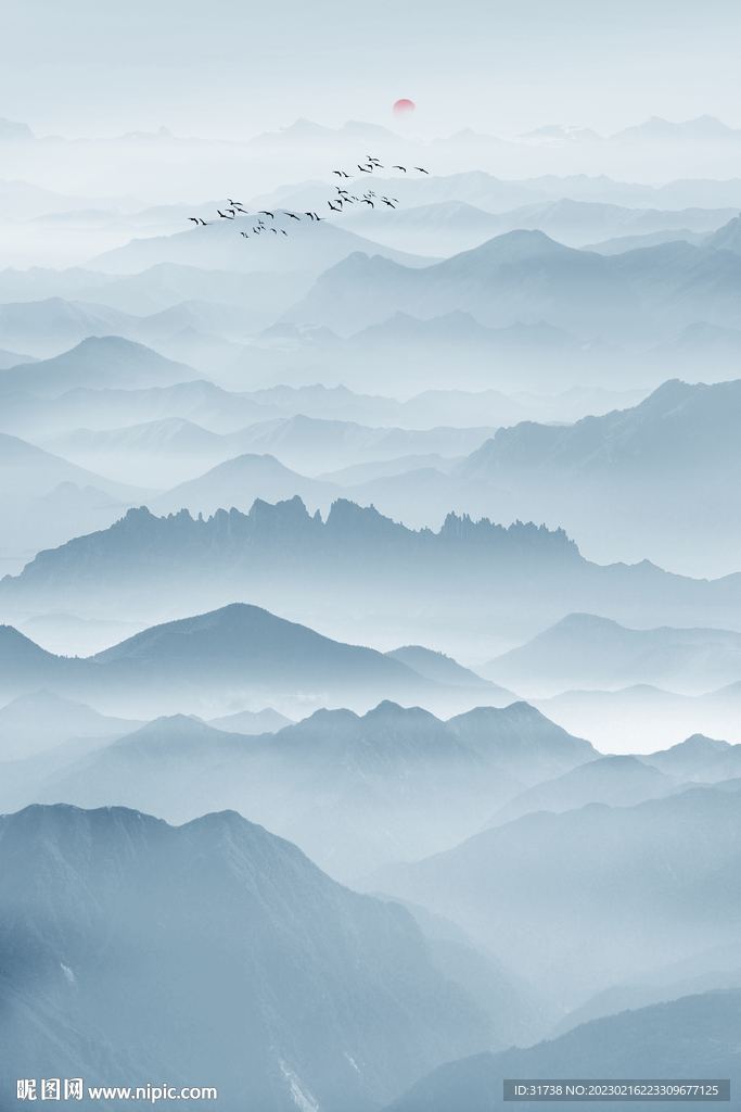 玄关水墨画
