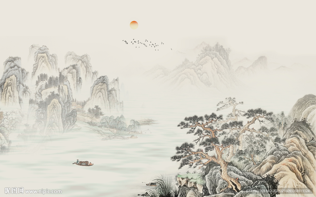 国画山水