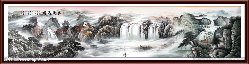 国画山水画