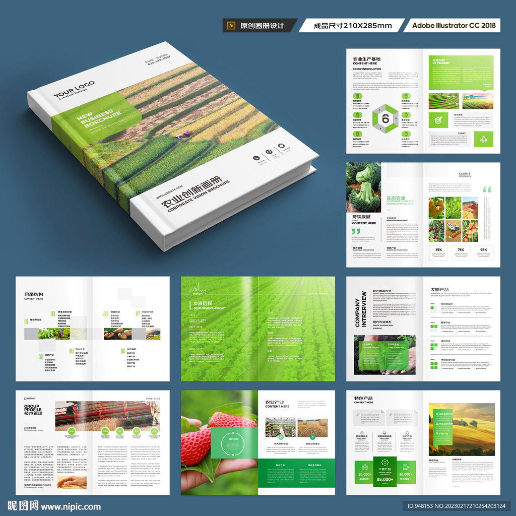 农产品画册