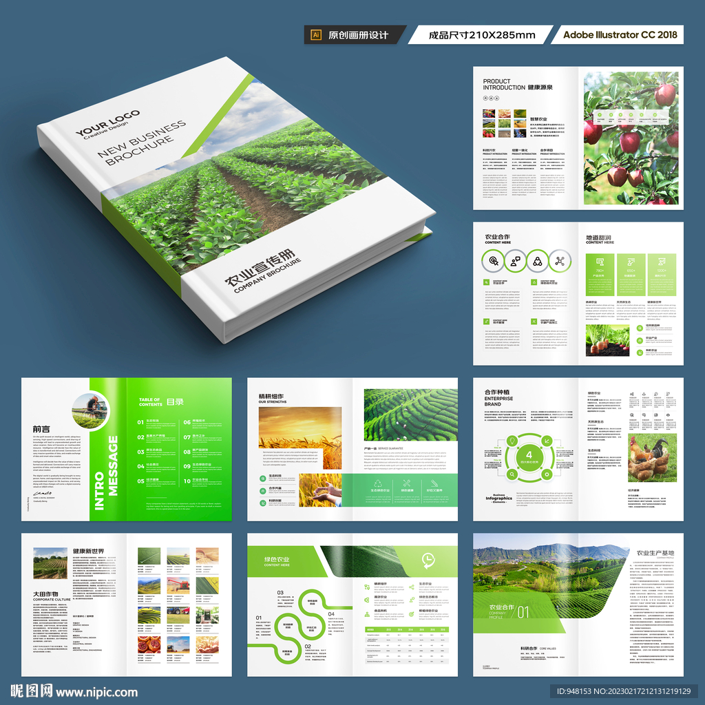 农产品宣传册