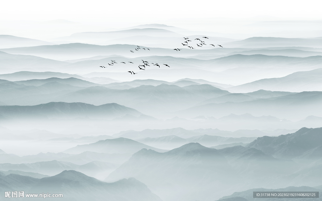 新中式山水画
