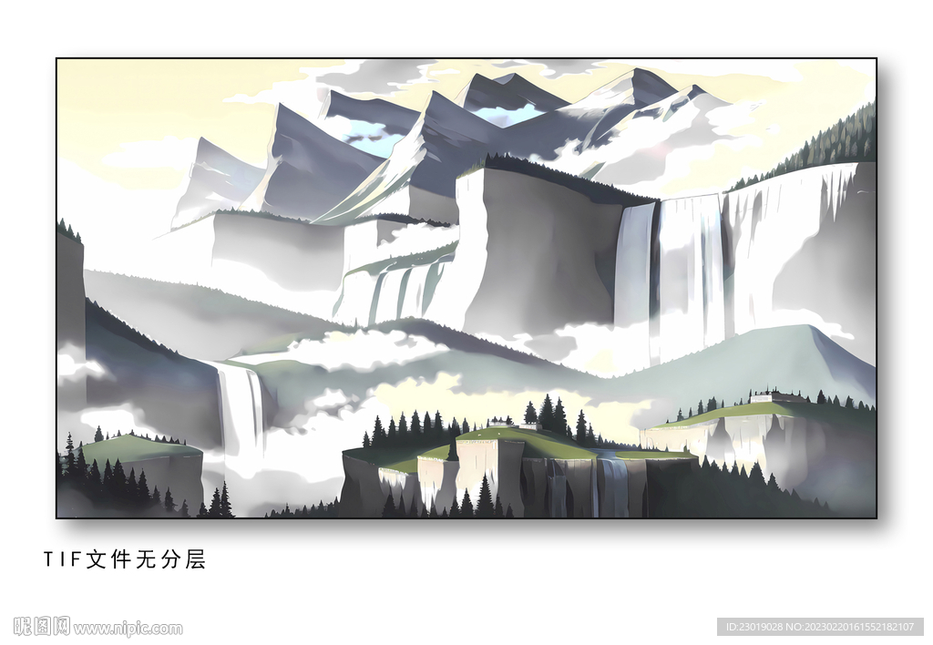 意境山水画