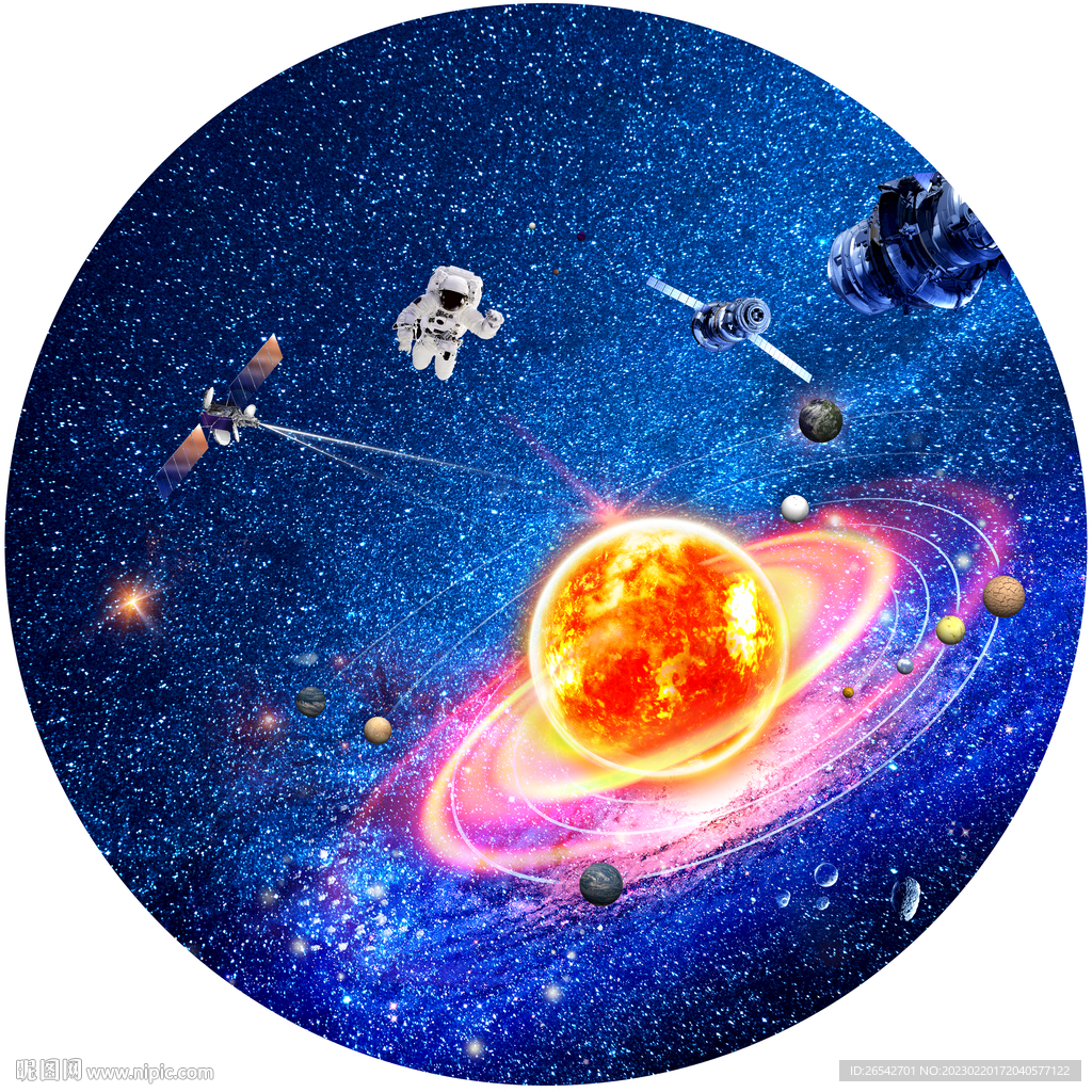 圆形星空