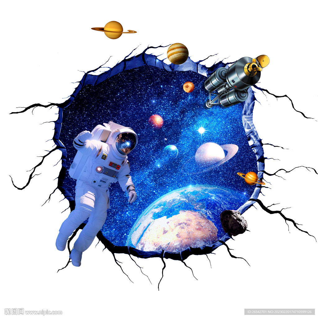 圆形星空