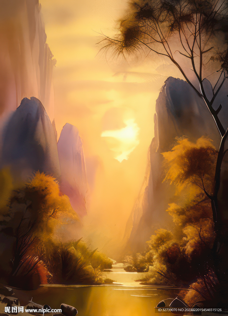晚霞