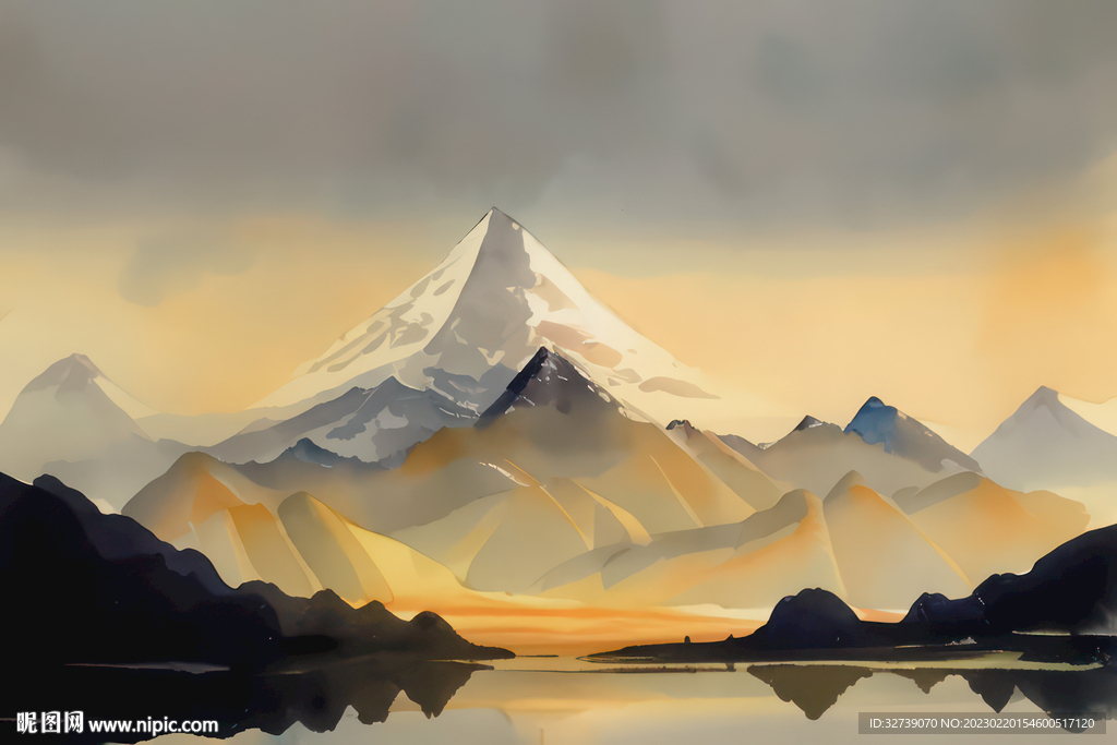 湖光山色