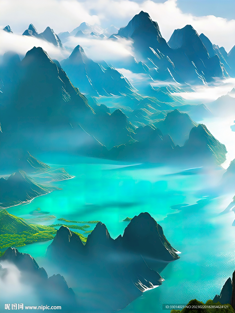 泼墨山水