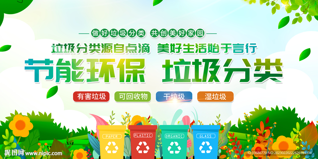 垃圾分类海报