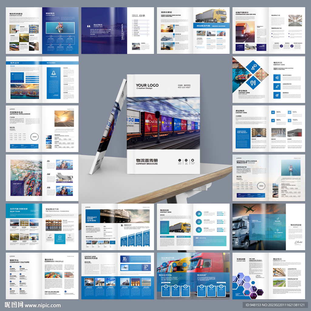 物流公司画册