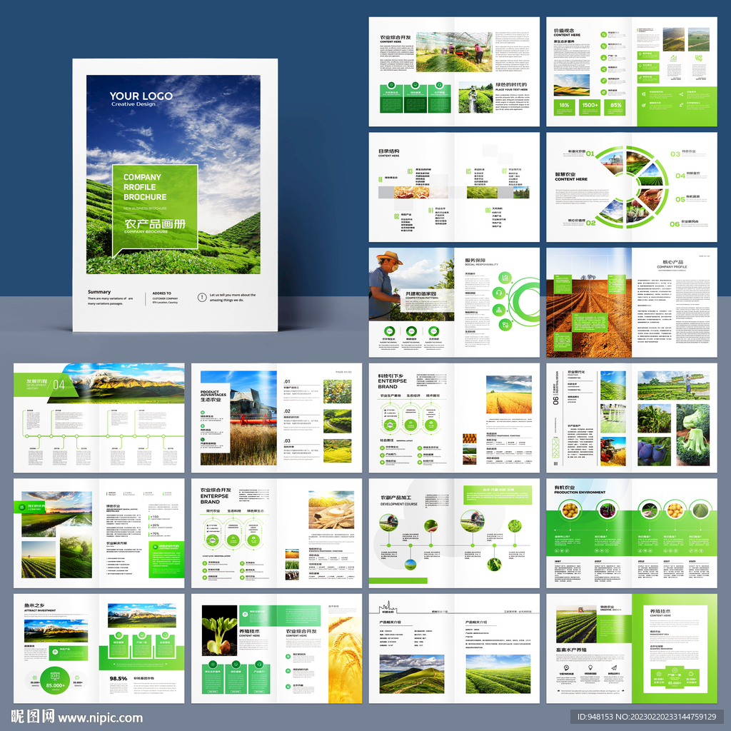 农业合作社画册