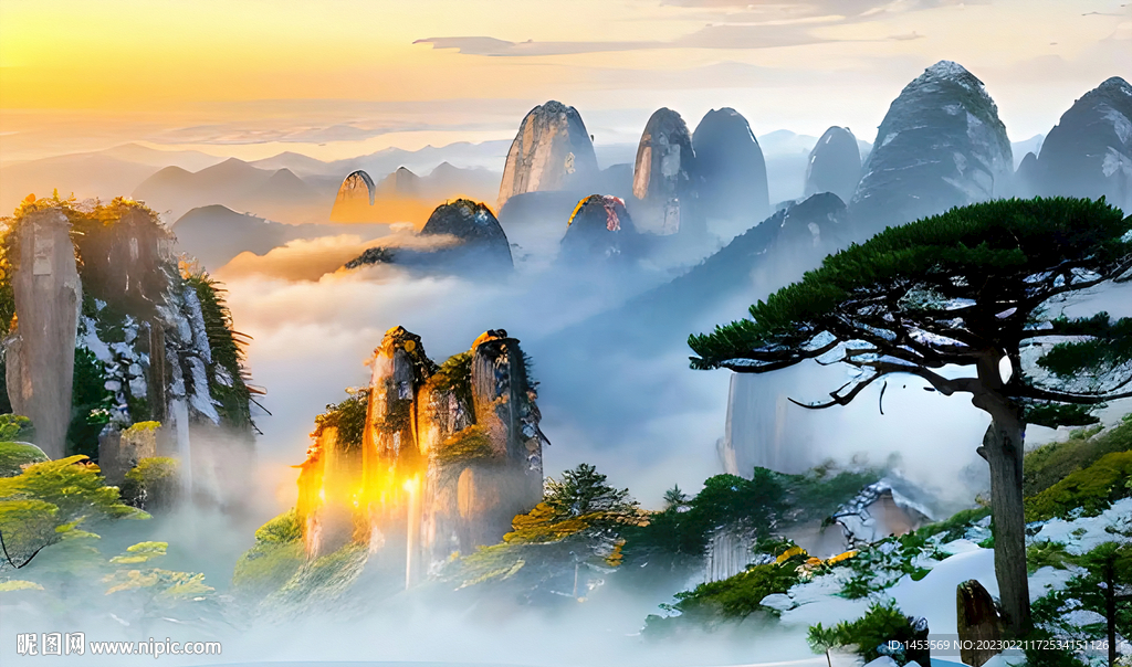 黄山风光